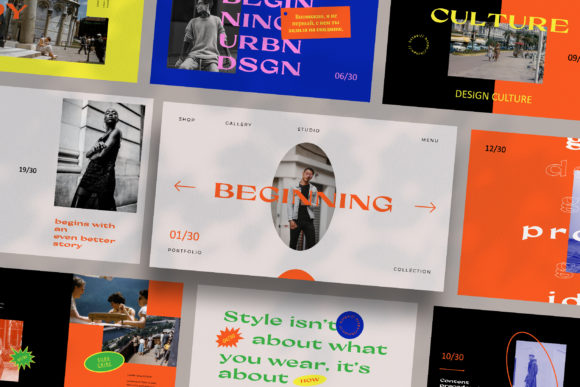 Beginning - Keynote Template: Designing Your Visual Narrative