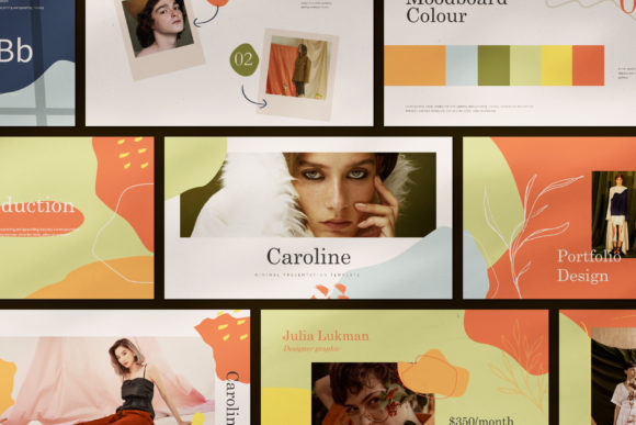 Caroline Keynote Template: Crafting a Cohesive Visual Identity