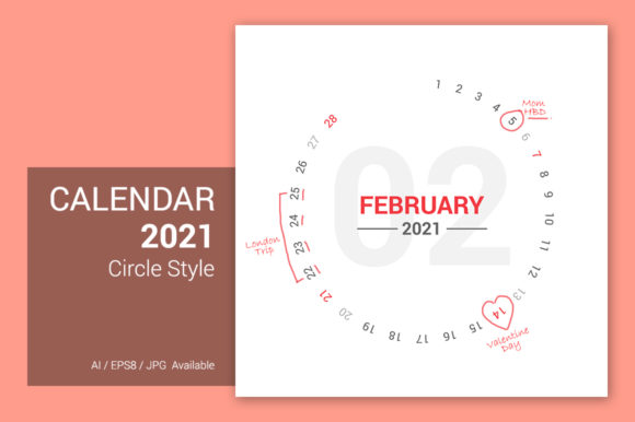 Circular Calendar 2021 Design: The Complete Creative Toolkit