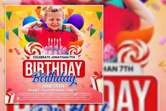 Create a Magical Party Atmosphere with a Custom Birthday Flyer