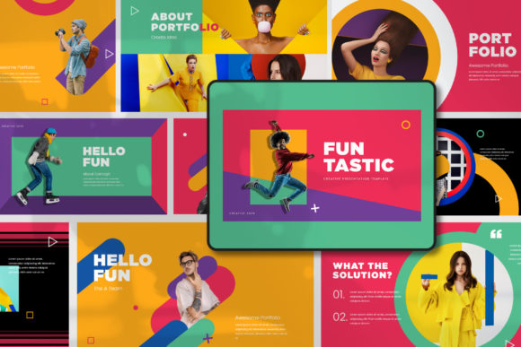 Funtastic Googleslide Template: Your Go-To for Sleek, Modern Presentations