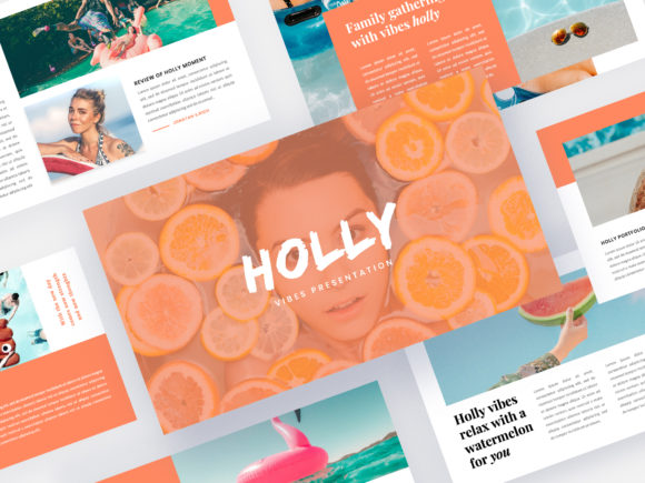 Holly - Vibes Google Slide Template: Your Design Blueprint