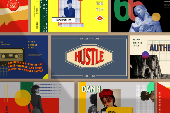 Hustle Googleslide Template: A Modern Canvas for Your Brand