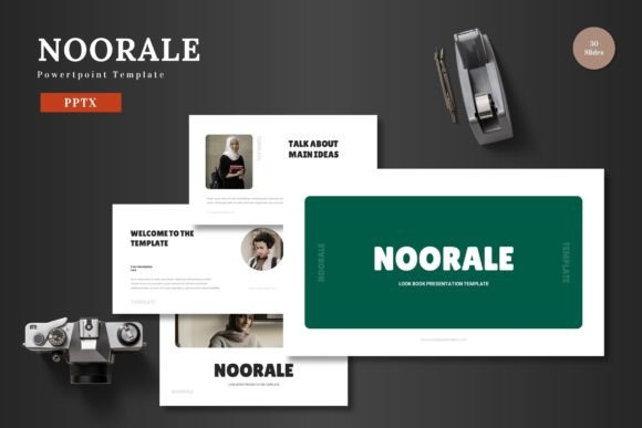 Noorale: A Dynamic PowerPoint Template for Modern Presentations