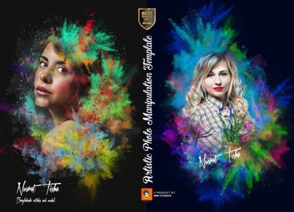 Transform Your Photos: Artistic Manipulation Templates